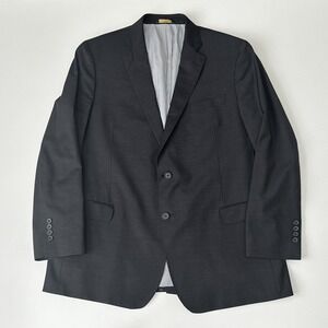 Brooks Brothers Explorer Fitzgerald Fit Blazer Men's Size 46R Black Wool Blend